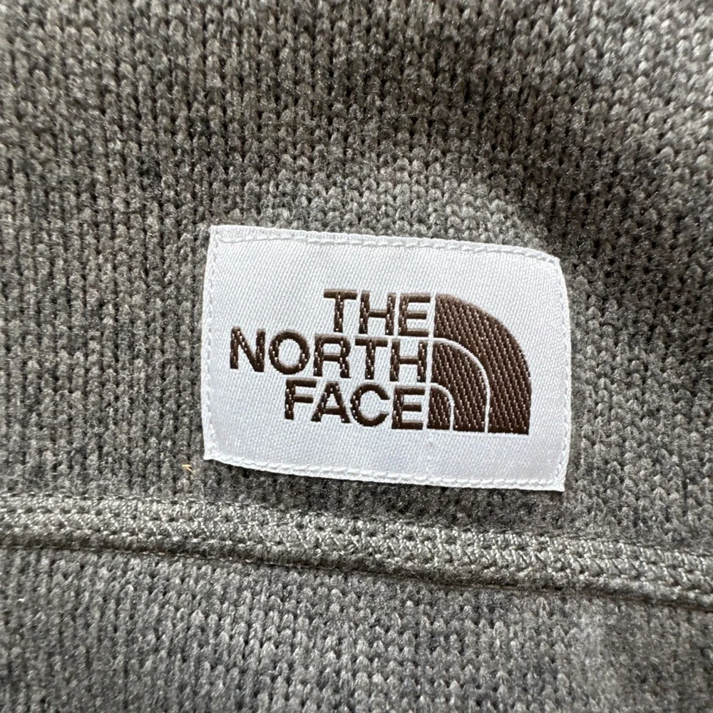 The North Face Jacket Mens XL Gray Green 1/4 Zip Fleece Pullover Gorpcore Thick